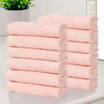 Superior Rayon from Bamboo Eco-Friendly Face Towel Washcloth Set of 12