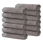 Superior Rayon from Bamboo Eco-Friendly Face Towel Washcloth Set of 12