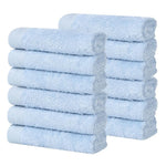 Superior Rayon from Bamboo Eco-Friendly Face Towel Washcloth Set of 12