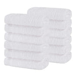 Superior Rayon from Bamboo Eco-Friendly Face Towel Washcloth Set of 12