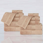 Superior Ultra-Soft Rayon from Bamboo Blend Bath and Face Towel Set