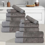 Superior Rayon from Bamboo Eco-Friendly Solid 12-Piece Towel Set