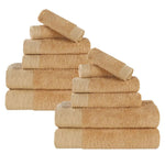Superior Rayon from Bamboo Eco-Friendly Solid 12-Piece Towel Set