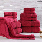 12-Piece Egyptian Cotton Plush Bath Towel Set - Heritage