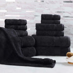 12-Piece Egyptian Cotton Plush Bath Towel Set - Heritage