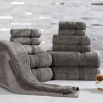 12-Piece Egyptian Cotton Plush Bath Towel Set - Heritage