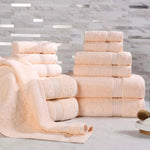 12-Piece Egyptian Cotton Plush Bath Towel Set - Heritage
