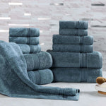 12-Piece Egyptian Cotton Plush Bath Towel Set - Heritage