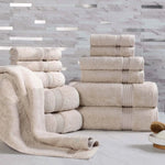 12-Piece Egyptian Cotton Plush Bath Towel Set - Heritage