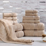 12-Piece Egyptian Cotton Plush Bath Towel Set - Heritage