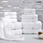 12-Piece Egyptian Cotton Plush Bath Towel Set - Heritage