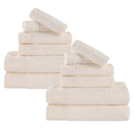 Superior Rayon from Bamboo Eco-Friendly Solid 12-Piece Towel Set