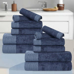Superior Rayon from Bamboo Eco-Friendly Solid 12-Piece Towel Set