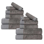 Superior Rayon from Bamboo Eco-Friendly Solid 12-Piece Towel Set