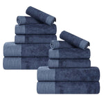 Superior Rayon from Bamboo Eco-Friendly Solid 12-Piece Towel Set