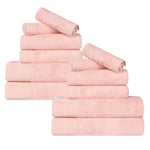 Superior Rayon from Bamboo Eco-Friendly Solid 12-Piece Towel Set