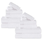 Superior Rayon from Bamboo Eco-Friendly Solid 12-Piece Towel Set