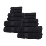 Superior Oregon Organic Cotton Medium Weight Solid 12-Piece Towel Set
