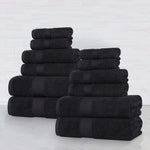 Superior Oregon Organic Cotton Medium Weight Solid 12-Piece Towel Set