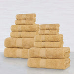 Superior Oregon Organic Cotton Medium Weight Solid 12-Piece Towel Set