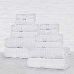 Superior Oregon Organic Cotton Medium Weight Solid 12-Piece Towel Set
