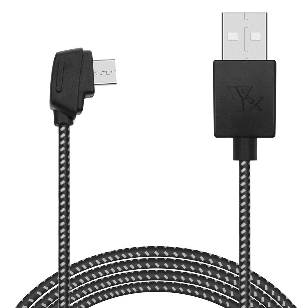 Nylon Braided Remote Controller USB Charging Cable Cord for DJI Mavic 2 Pro/Zoom,Mavic Mini,Mini Se,Mavic Pro,Mavic Air,Spark Drone,Control Accessories