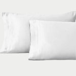 Egyptian Cotton Sateen Pillowcase Set 1500 Thread Count