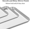 Baking Sheet Set of 3, Stainless Steel Cookie Sheet Baking Sheet Pan, 9/12/16 Inch, Non Toxic & Heavy Duty & Easy Clean