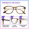 2 Pack Progressive Multifocal Reading Glasses Women No Line Bifocal Transition Readers Mid-Near Range 3Ft round Lens