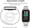 Strap for Amazfit Band 7 Metal Replacement Strap Wristband Watch Strap Compatible with Amazfit 7 Fitness Tracker Smartwatch