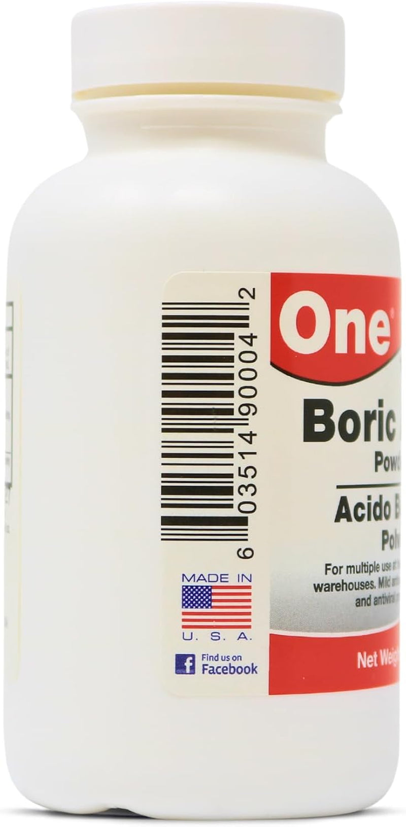 Boric Powder, Multipurpose Household Cleaner and Freshener, Pure Granular Formula, Versatile Use, Made in the USA (4, Ounces)