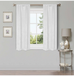 Blackout Window Curtains Wave Geometric Room Darkening Washable Set of 2