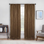 Senna Textured Woven Blackout 2-Piece Curtain Panel Set – Room Darkening Window Drapes