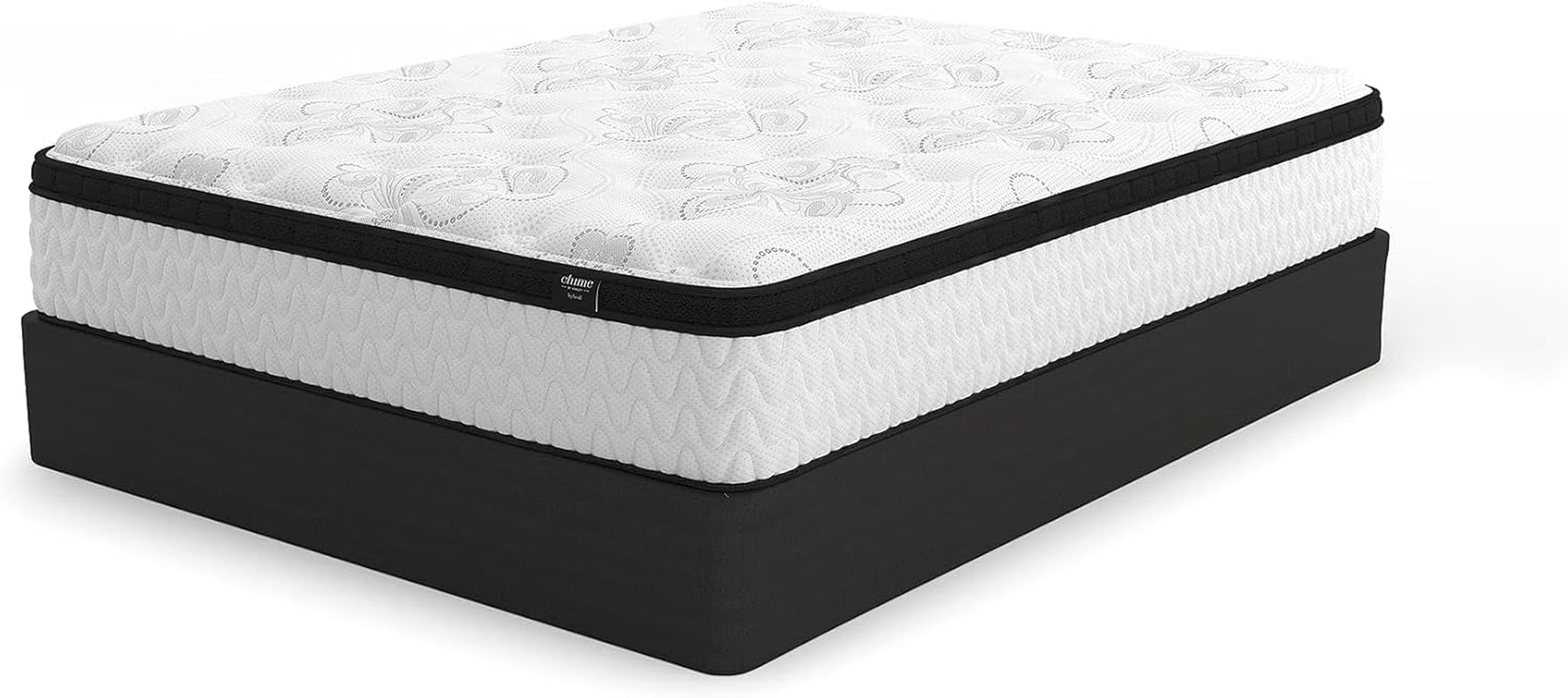 Queen Size Chime 12 Inch Medium Firm Hybrid Mattress with Cooling Gel Memory Foam