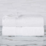 Rayon from Bamboo Cotton Blend Bath Towel Set of 2