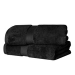Egyptian Cotton Bath Towels Plush Absorbent Set of 2 - Madeline