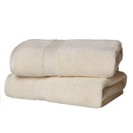 Egyptian Cotton Bath Towels Plush Absorbent Set of 2 - Madeline