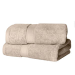 Egyptian Cotton Bath Towels Plush Absorbent Set of 2 - Madeline