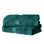 Egyptian Cotton Bath Towels Plush Absorbent Set of 2 - Madeline