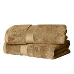 Egyptian Cotton Bath Towels Plush Absorbent Set of 2 - Madeline