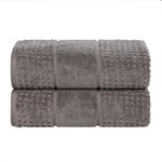 Superior Napa Zero Twist Cotton Waffle Honeycomb Bath Sheet Set of 2