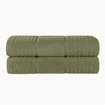 Superior Napa Zero Twist Cotton Waffle Honeycomb Bath Sheet Set of 2