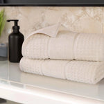 Superior Napa Zero Twist Cotton Waffle Honeycomb Bath Sheet Set of 2