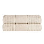 Superior Napa Zero Twist Cotton Waffle Honeycomb Bath Sheet Set of 2
