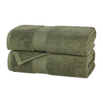 Superior Oregon Organic Cotton Medium Weight Solid Bath Sheet Set of 2