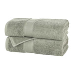 Superior Oregon Organic Cotton Medium Weight Solid Bath Sheet Set of 2