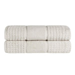 Superior Napa Zero Twist Cotton Waffle Honeycomb Bath Sheet Set of 2