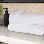 Superior Napa Zero Twist Cotton Waffle Honeycomb Bath Sheet Set of 2