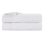 Superior Rayon from Bamboo Eco-Friendly Solid Bath Sheet Set of 2