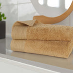 Superior Rayon from Bamboo Eco-Friendly Solid Bath Sheet Set of 2